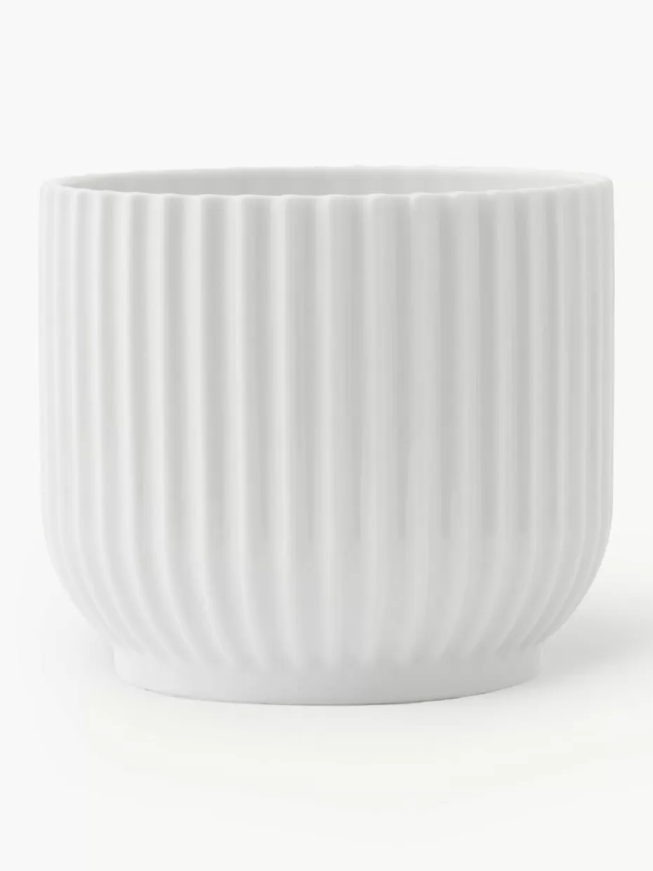 Blumentöpfe-Lyngby Porcelaen Porzellan-Übertopf Lyngby, H 11 cm