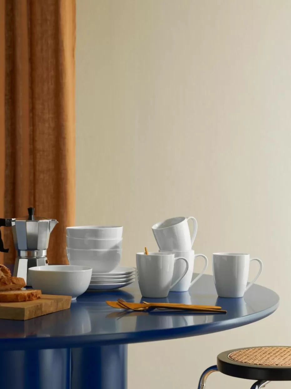Geschirr-Sets | Geschirrserien-Westwing Collection Porzellan-Frühstücks-Set Delight Classic, 4 Personen (12-tlg.)