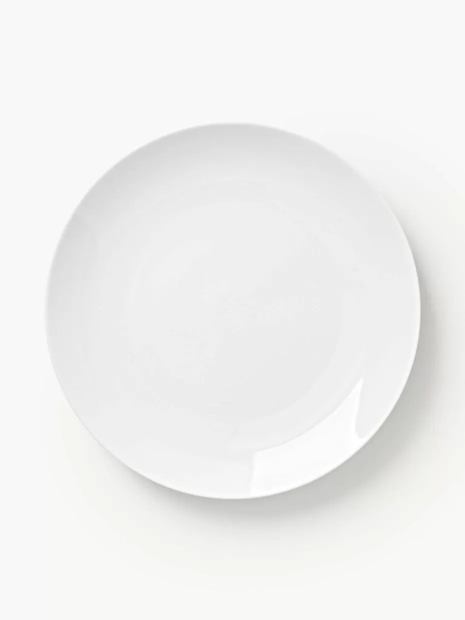 Teller | Geschirrserien-Westwing Collection Porzellan-Frühstücksteller Delight Modern, 4 Stück