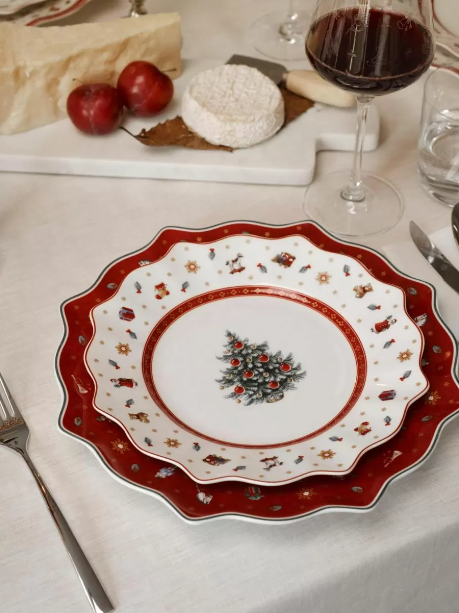 Weihnachtsgeschirr | Family Holidays-Villeroy & Boch Porzellan-Geschirr-Set Toy's Delight, 2 Personen (6-tlg.)