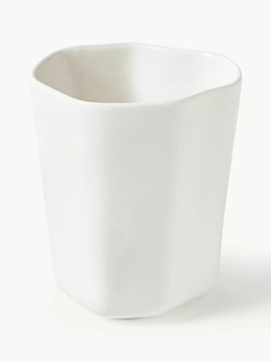 Tassen-Westwing Collection Porzellan-Kaffeebecher Joana in organischer Form, 4 Stück