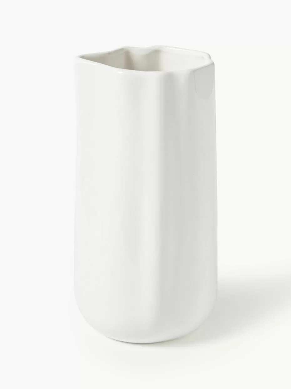 Kannen & Karaffen-Westwing Collection Porzellan-Karaffe Joana in organischer Form, 1.6 L