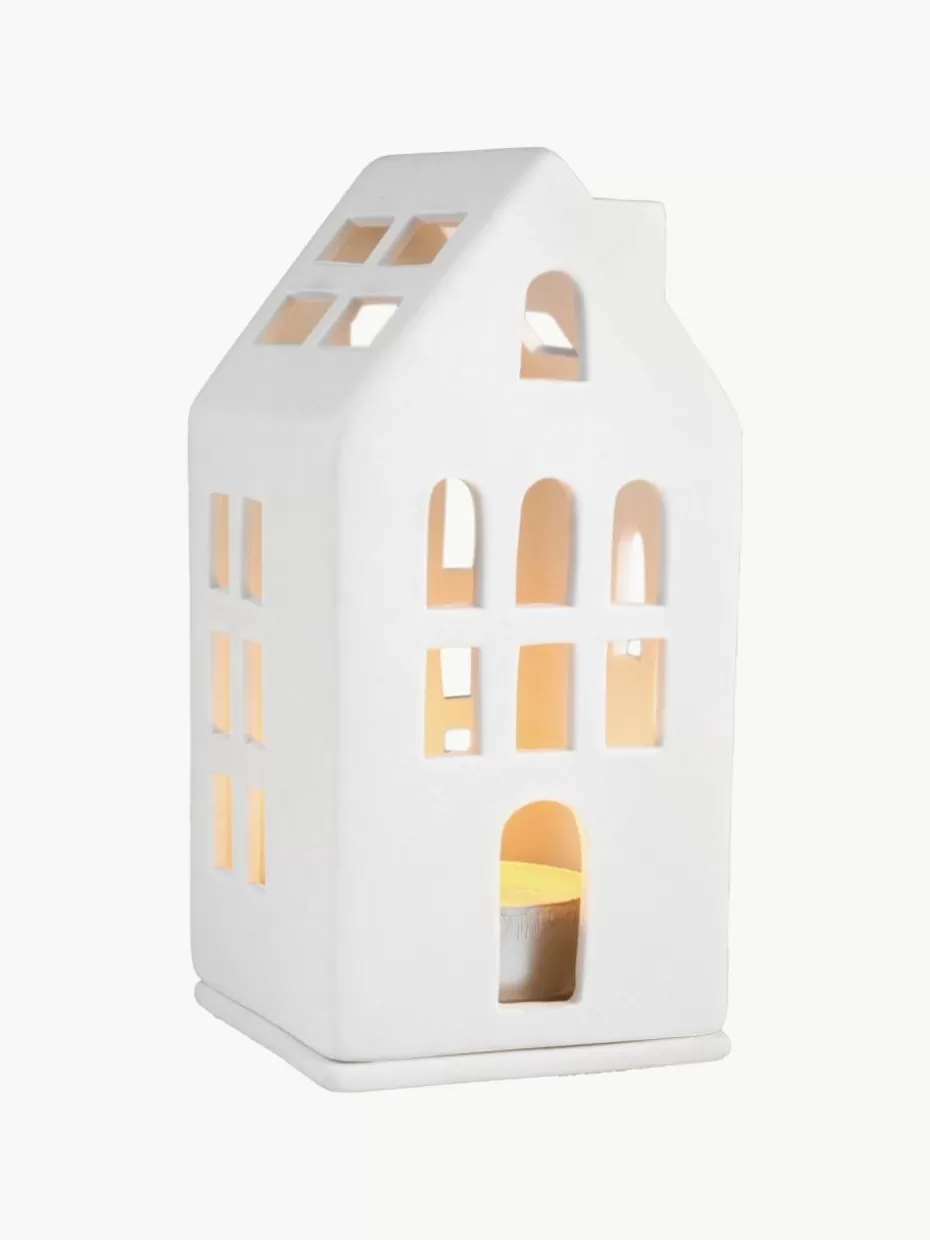 Weihnachtskerzen & Kerzenhalter | Teelichthalter-Räder Porzellan-Lichthaus Living, H 13 cm