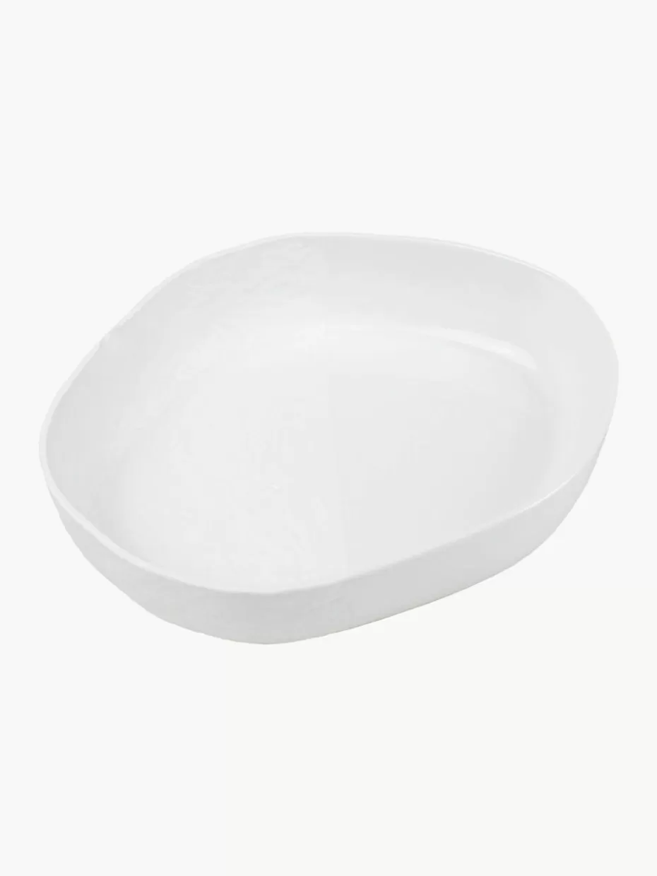 Servierplatten & Schüsseln-Räder Porzellan-Servierschale Freiform in organischer Form