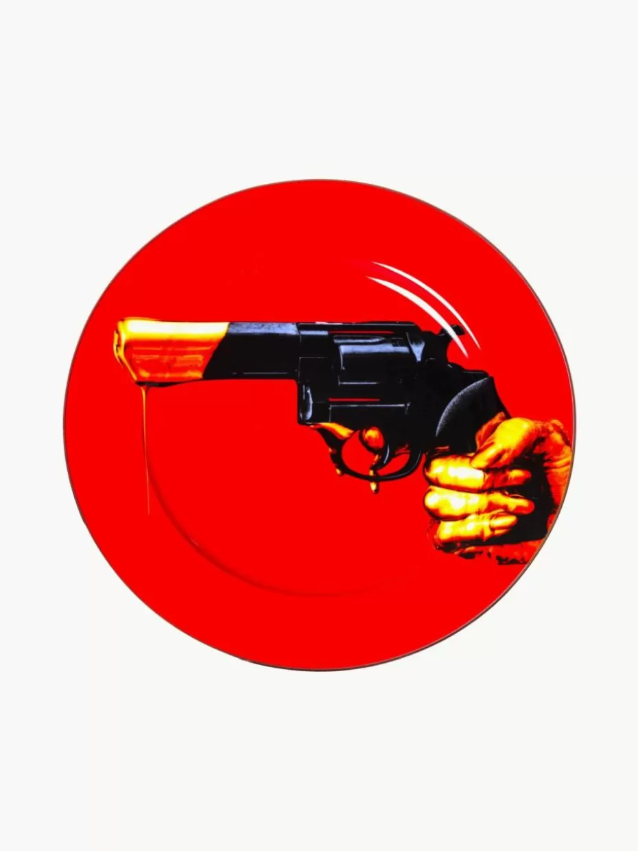 Teller-Seletti Porzellan-Speiseteller Revolver