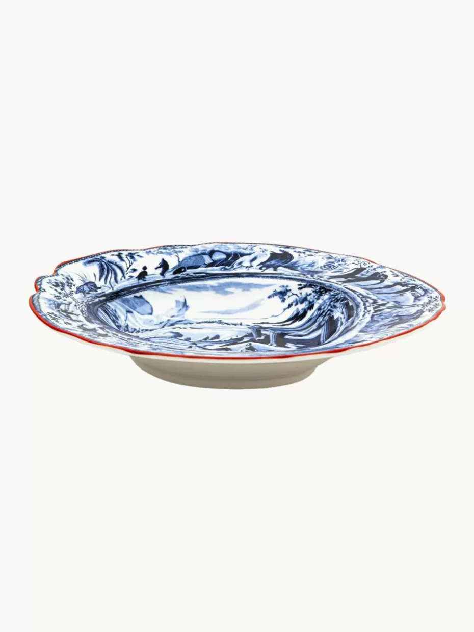 Teller-Seletti Porzellan-Suppenteller Classic On Acid