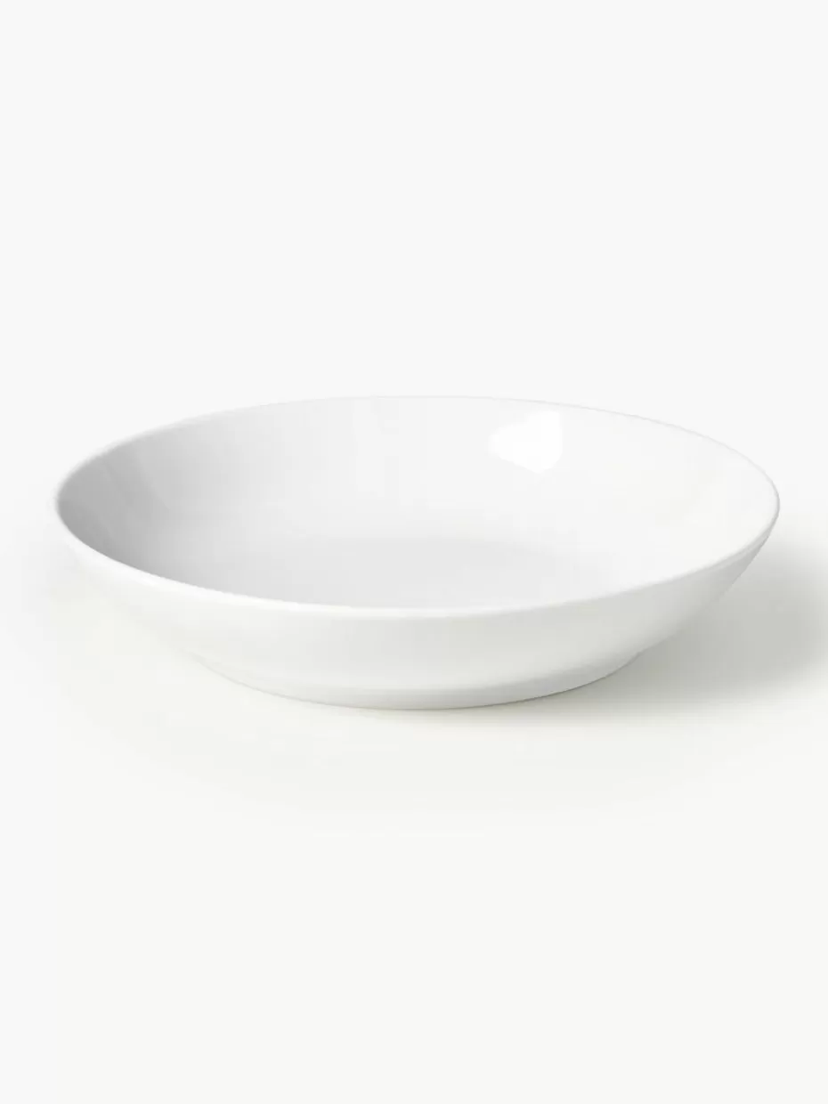 Teller | Geschirrserien-Westwing Collection Porzellan-Suppenteller Delight Modern, 4 Stück