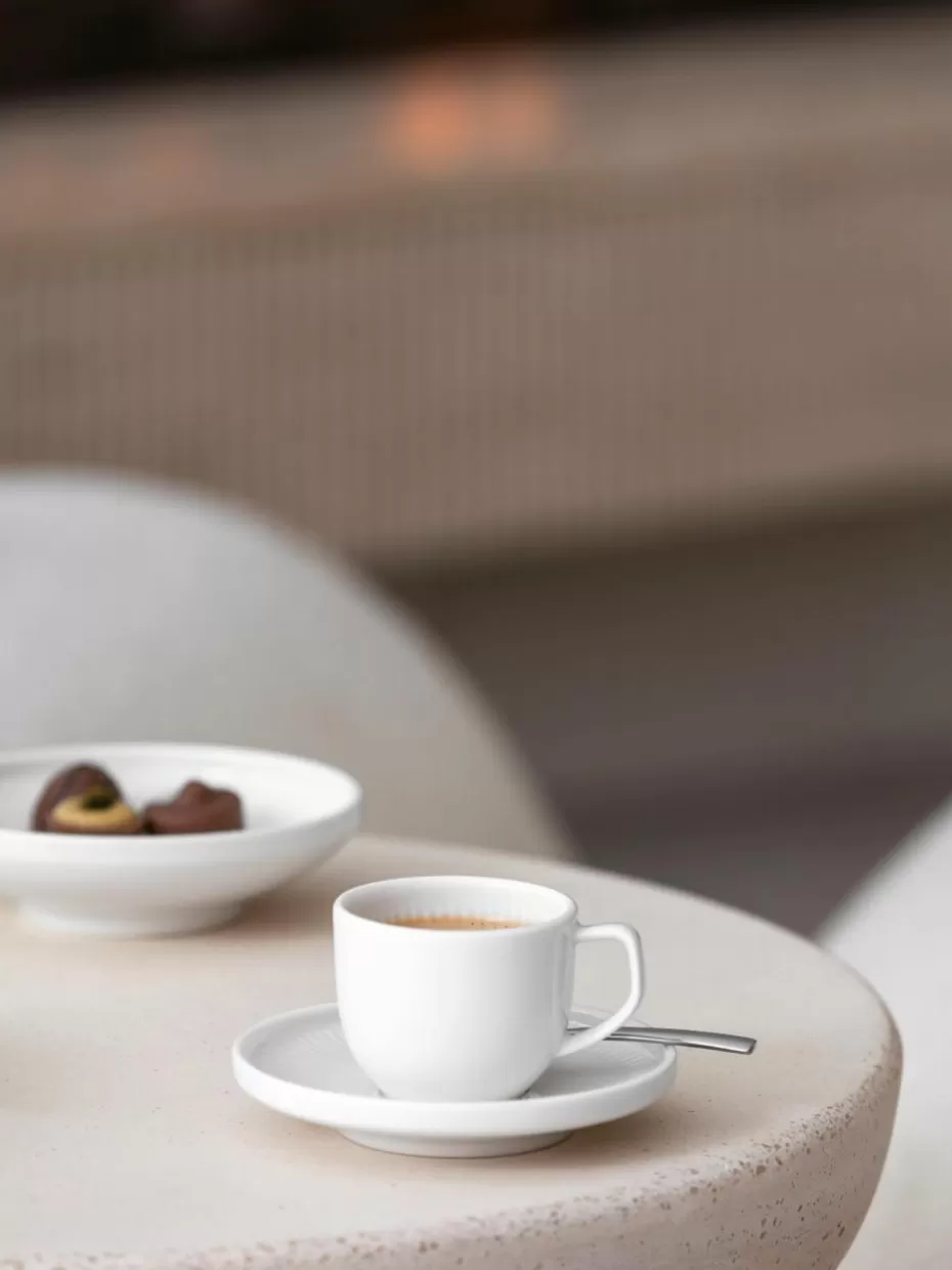 Tassen-Villeroy & Boch Porzellan-Untertasse Afina für Espressotasse