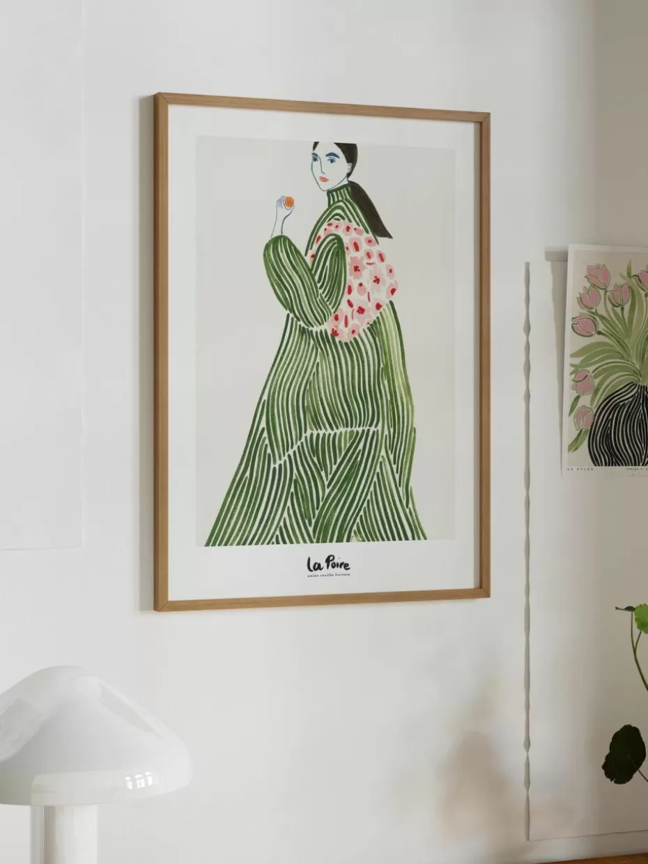 Poster-Poster and Frame Poster Green Coat