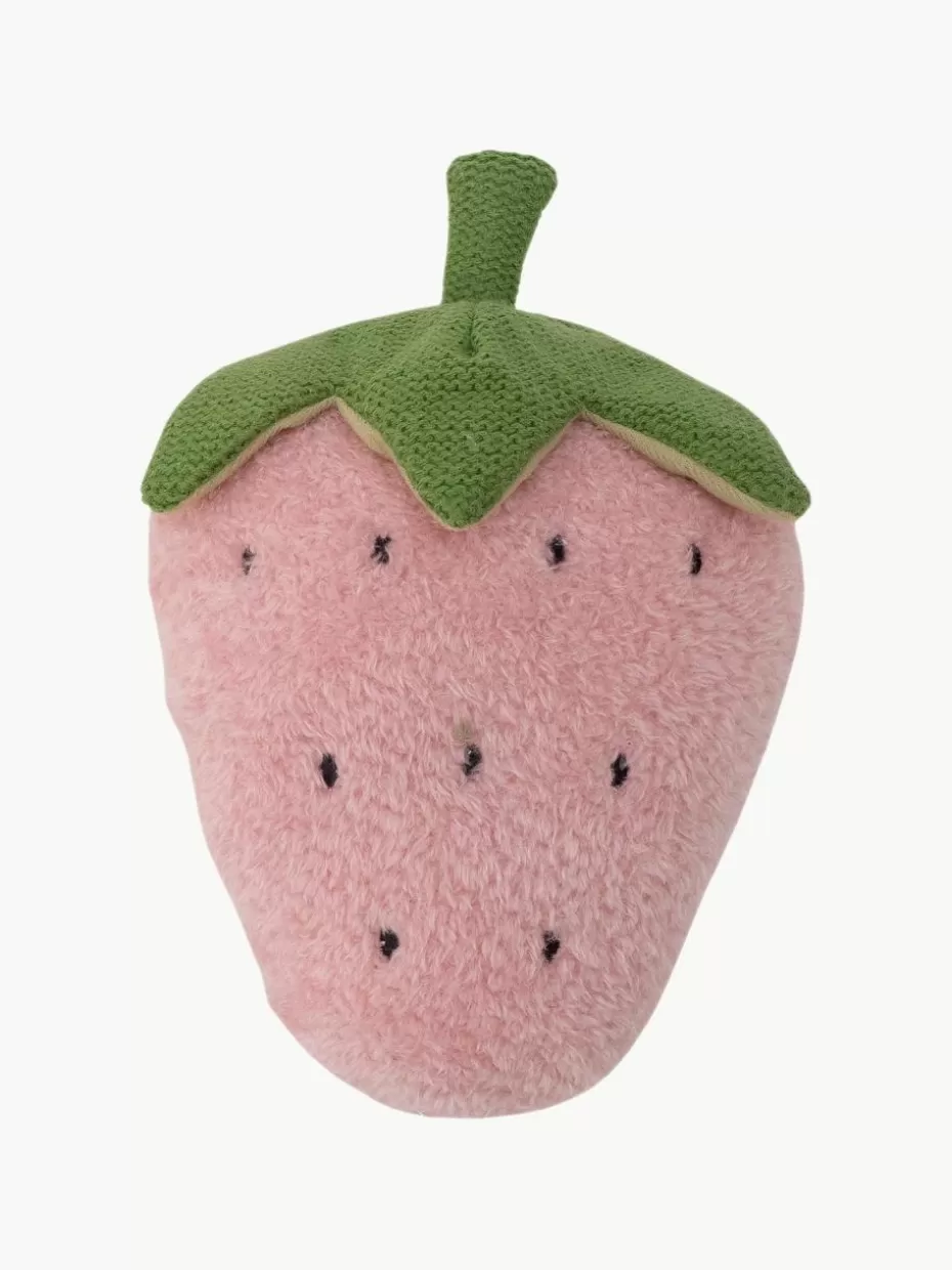 Spielzeug & Kuscheltiere-Bloomingville mini Rassel Simme in Erdbeer-Form