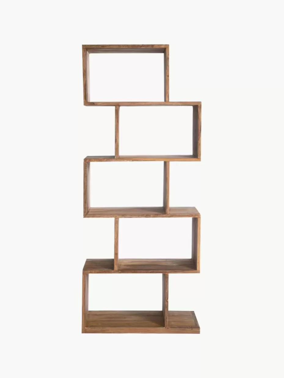 Regale-Kare Design Regal Authentico Zick Zack aus Sheeshamholz