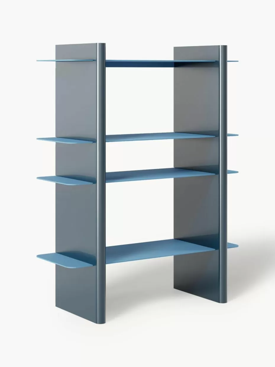 Regale-Westwing Collection Regal Rami mit Metall-Elementen Blau, Petrol