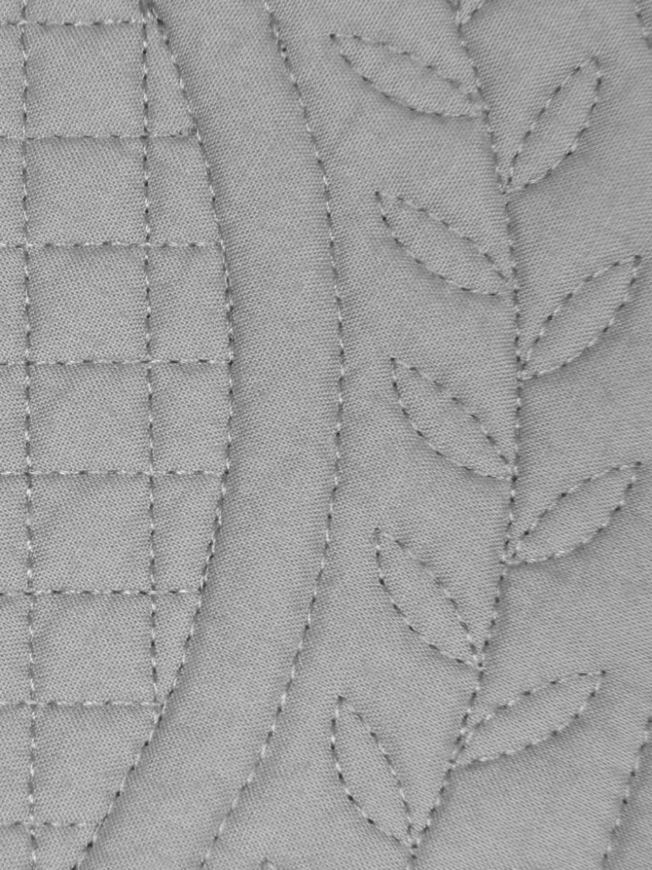 Tischsets | Tischsets-Cote Table Runde Tischsets Boutis, 2 Stück Grau