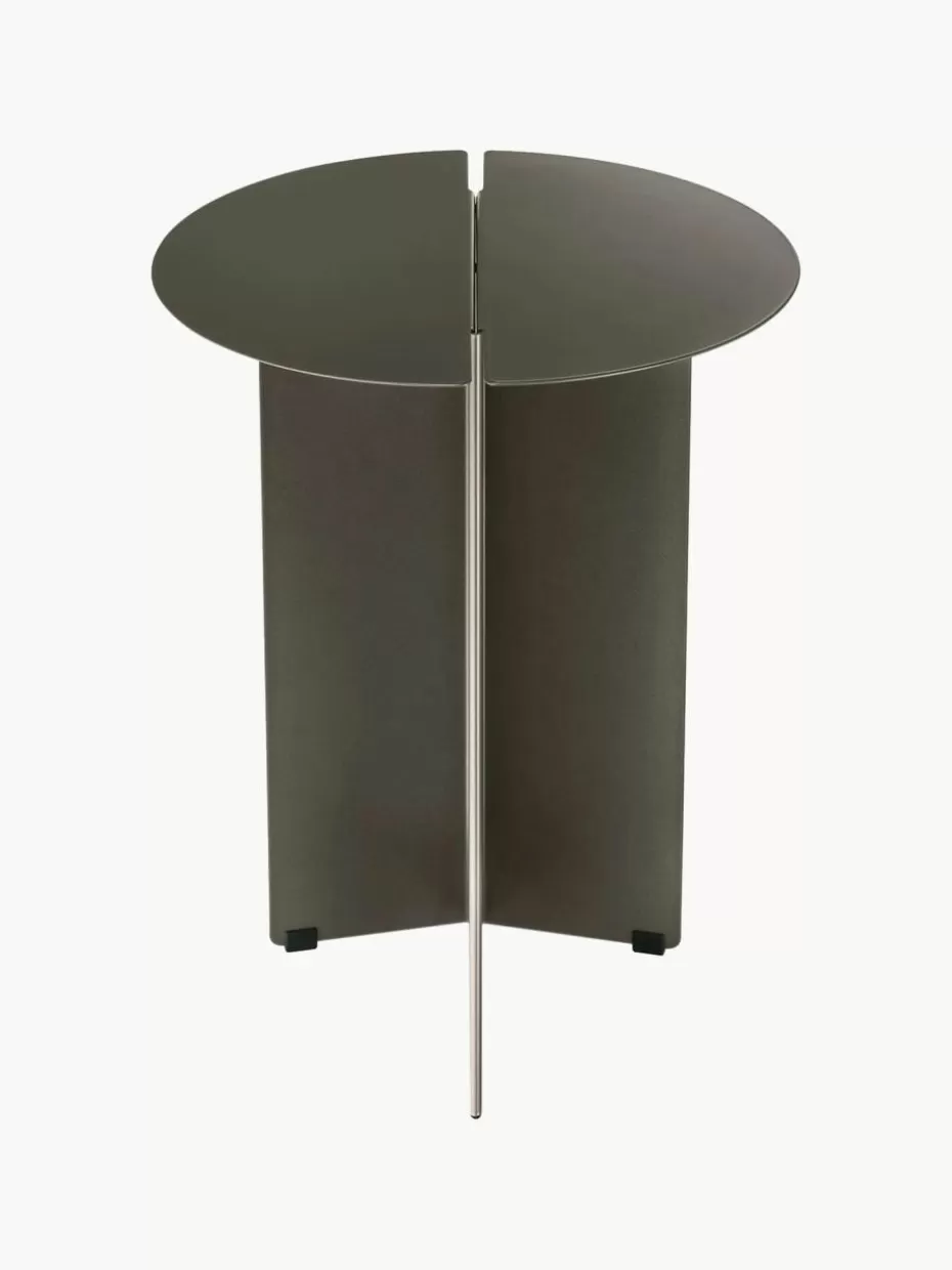 Beistelltische-Blomus Runder Beistelltisch Oru mit Antik-Finish