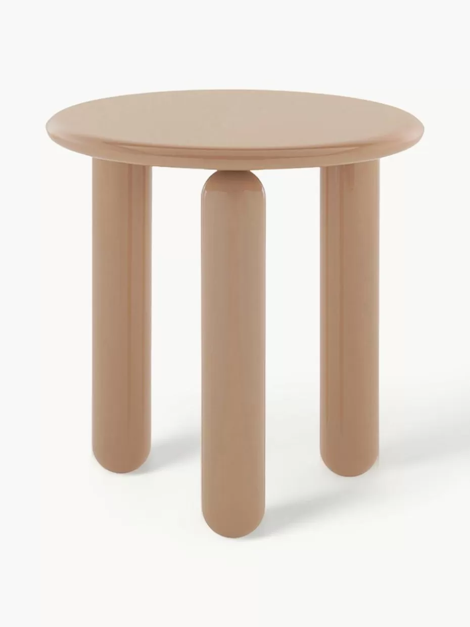Beistelltische-Kartell Runder Beistelltisch Undique Mas Beige