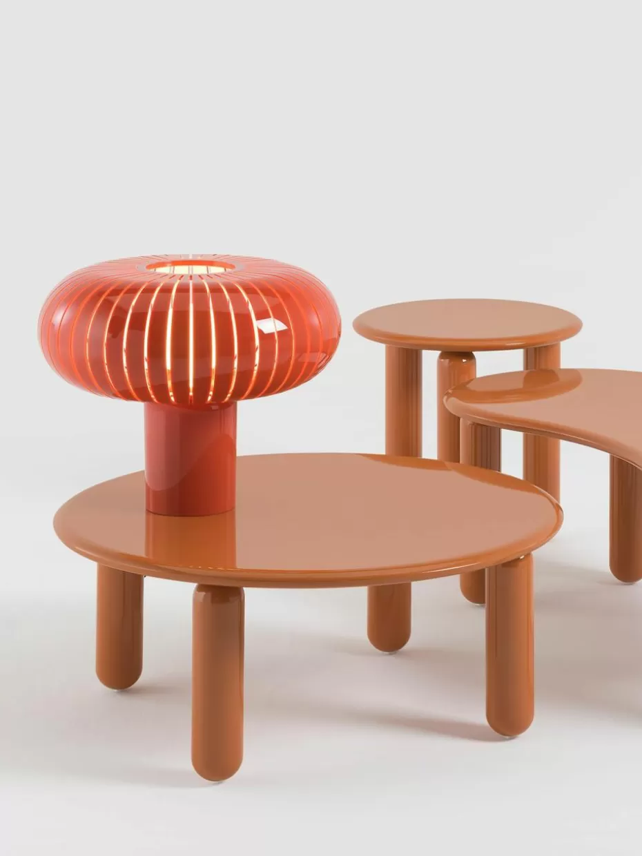 Beistelltische-Kartell Runder Beistelltisch Undique Mas Nougat