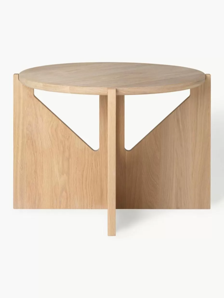 Couchtische-Kristina Dam Runder Couchtisch Future aus Eichenholz
