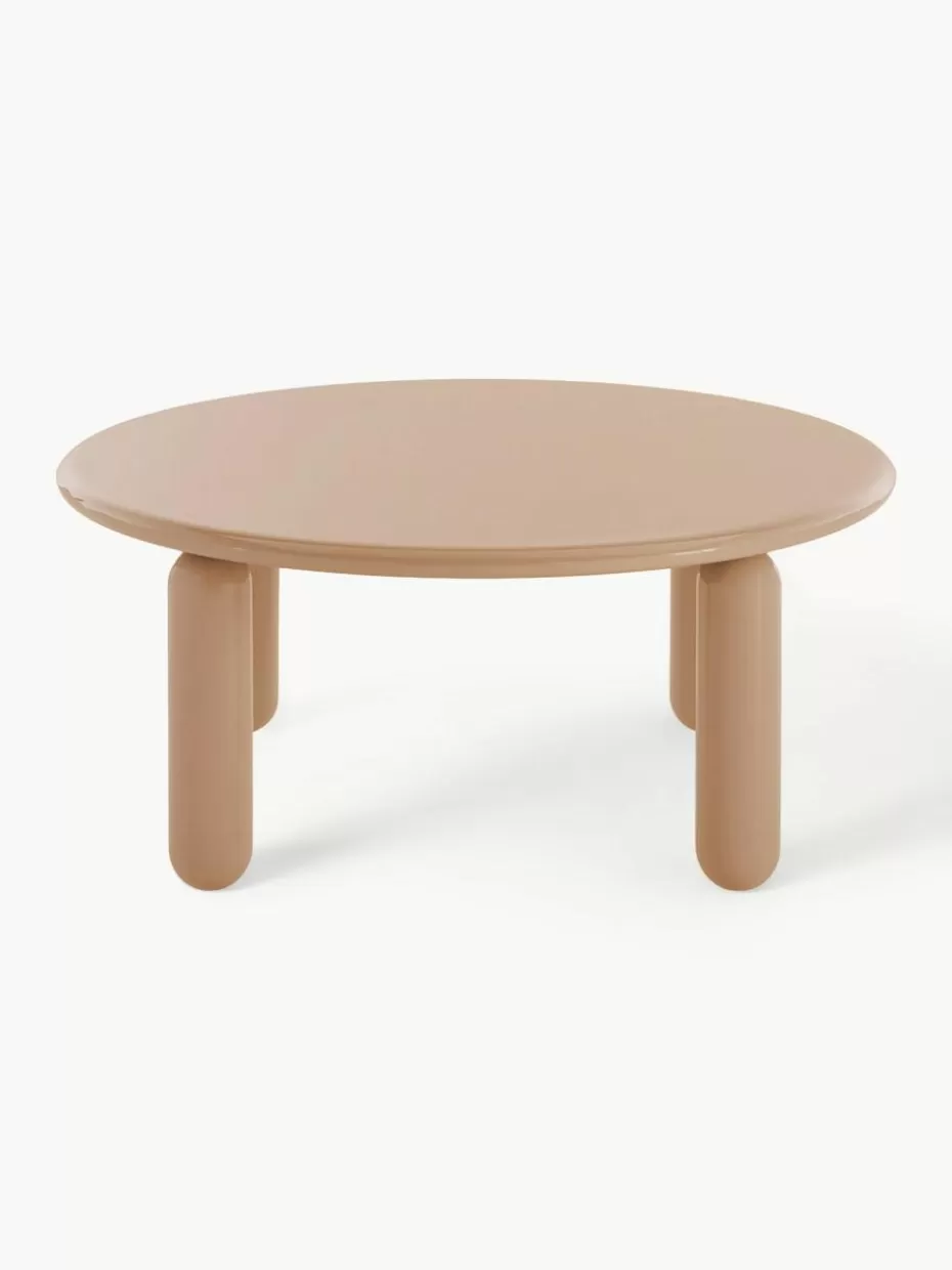 Couchtische-Kartell Runder Couchtisch Undique Mas Beige