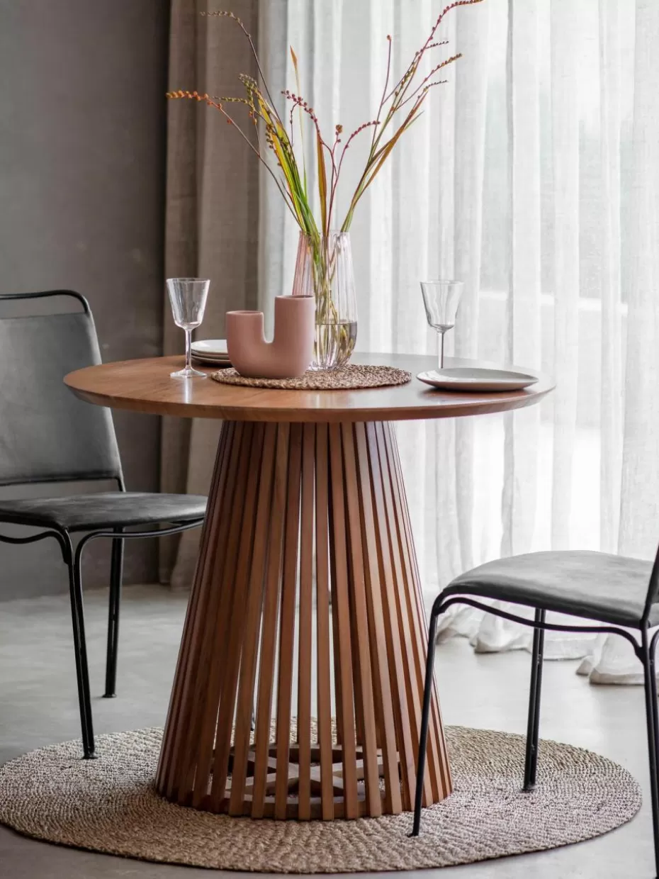Esstische-Westwing Runder Holz-Esstisch Brookland, Ø 90 cm