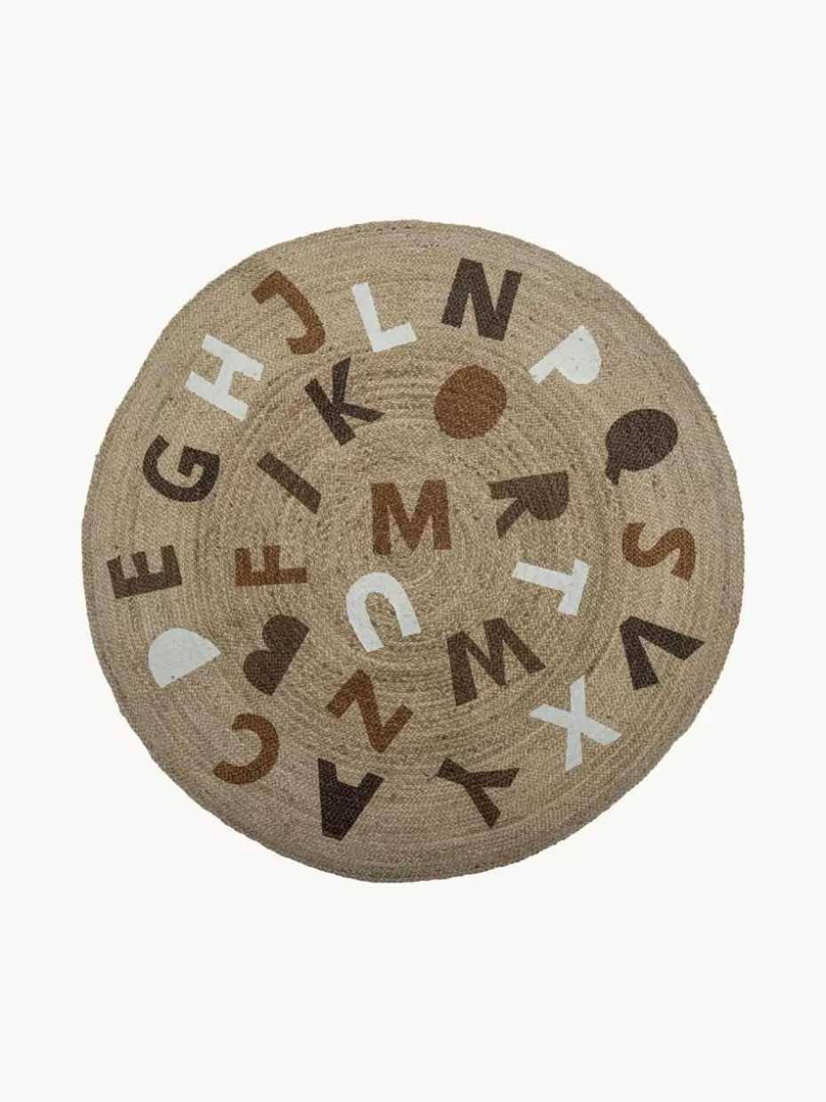 Teppiche-Bloomingville mini Runder Kinderteppich Dinne aus Jute