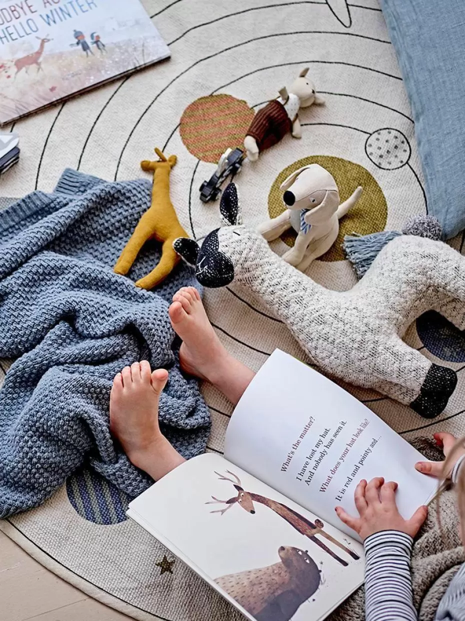 Teppiche-Bloomingville mini Runder Kinderteppich Space