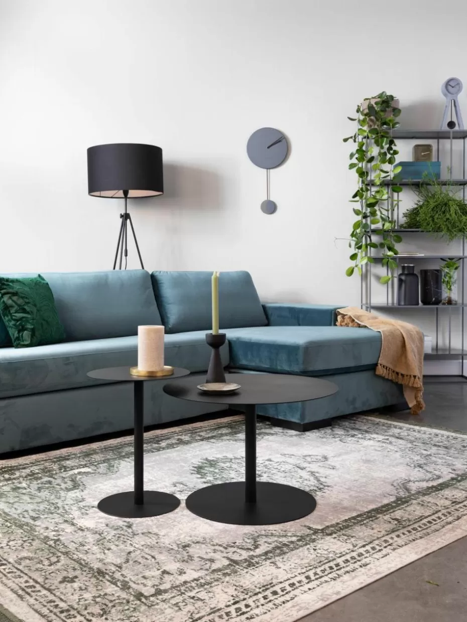 Couchtische-Zuiver Runder Metall-Couchtisch Snow