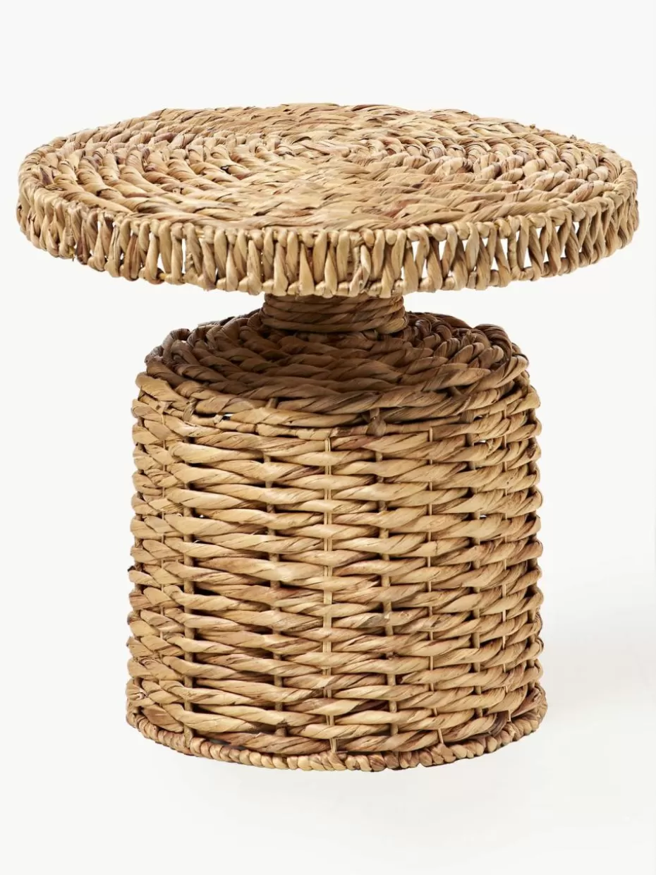 Beistelltische-Bloomingville Runder Rattan-Beistelltisch Camo