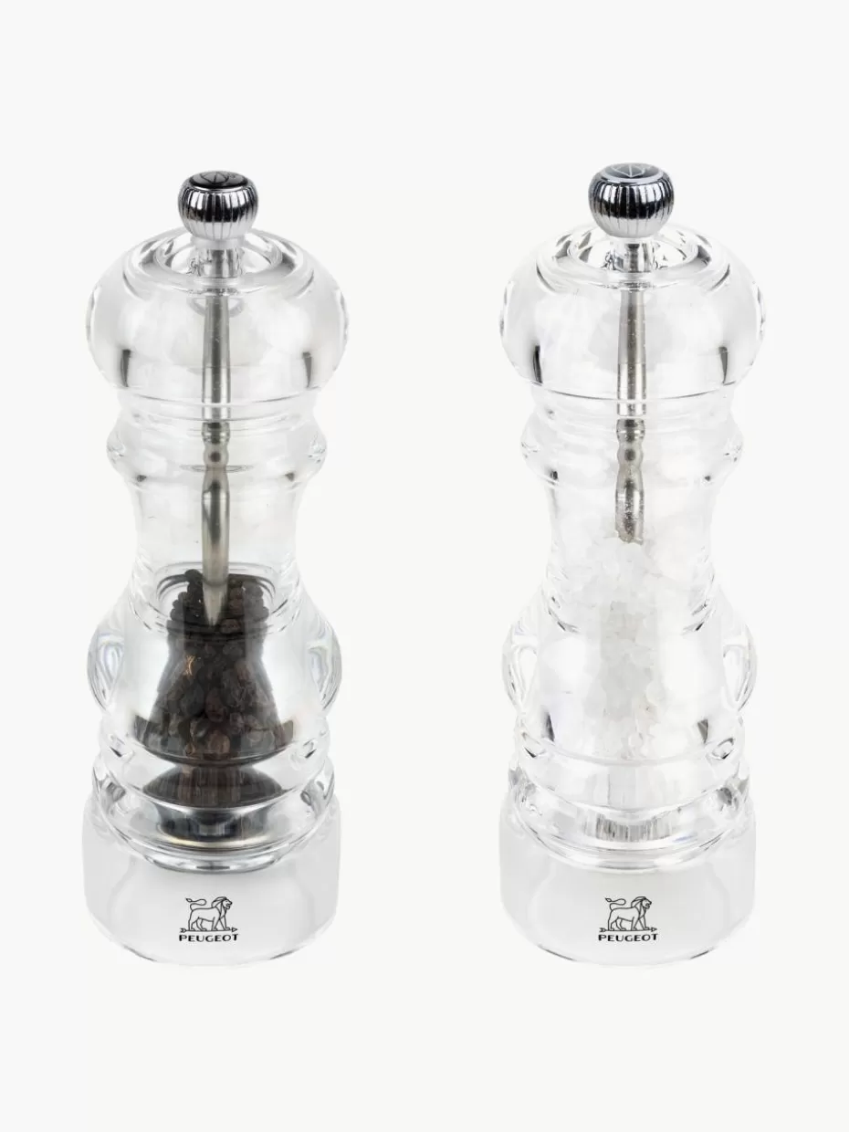 Gewürzmühlen-Peugeot Saveurs Salz- & Pfeffermühle Nancy, 2er-Set