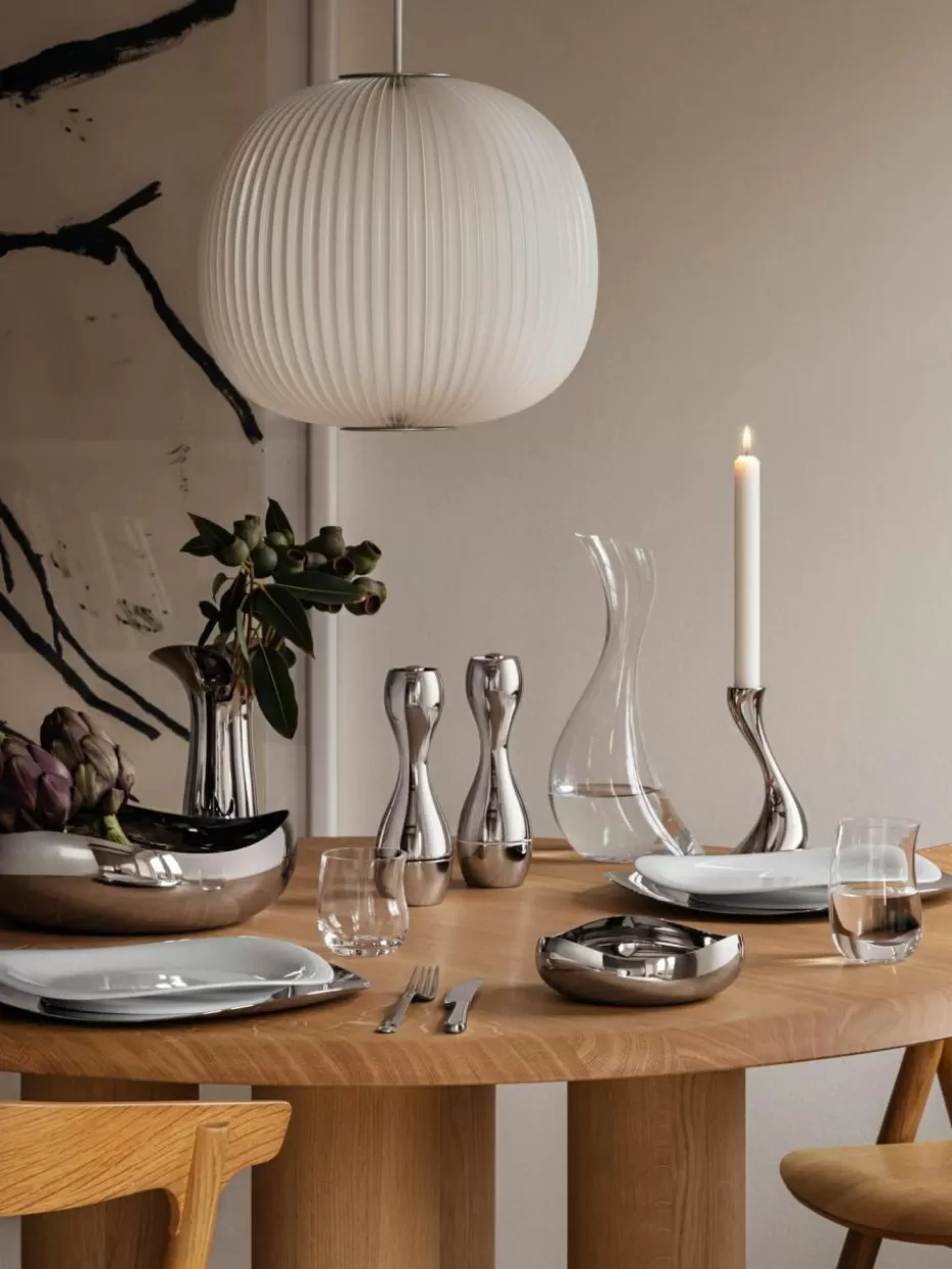 Gewürzmühlen-Georg Jensen Salz- und Pfeffermühle Cobra aus Edelstahl, 2er-Set