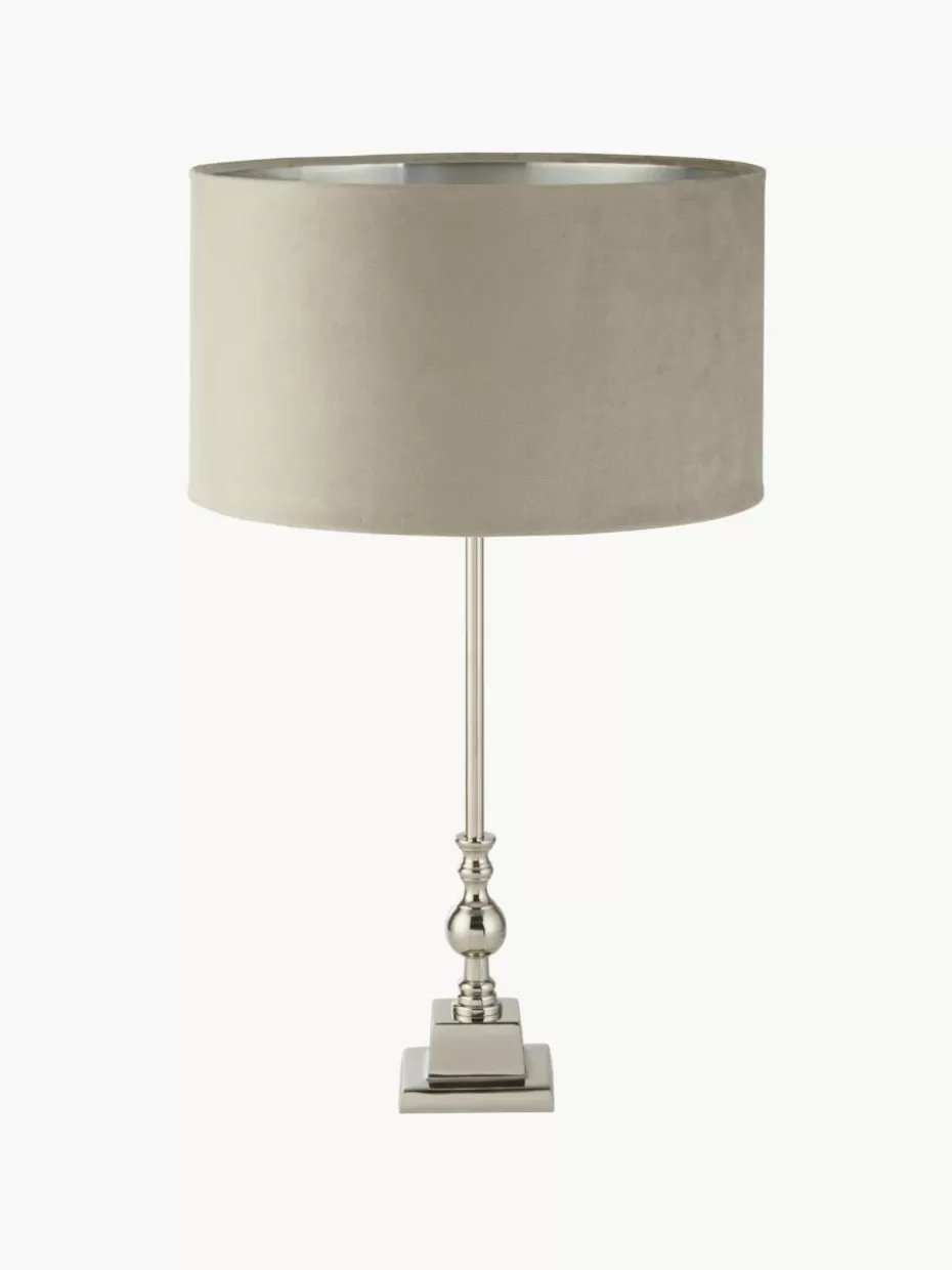 Nachttischlampen-Westwing Samt-Tischlampe Whitby