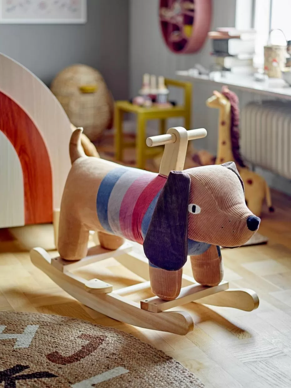 Spielzeug & Kuscheltiere-Bloomingville mini Schaukeltier Charlie