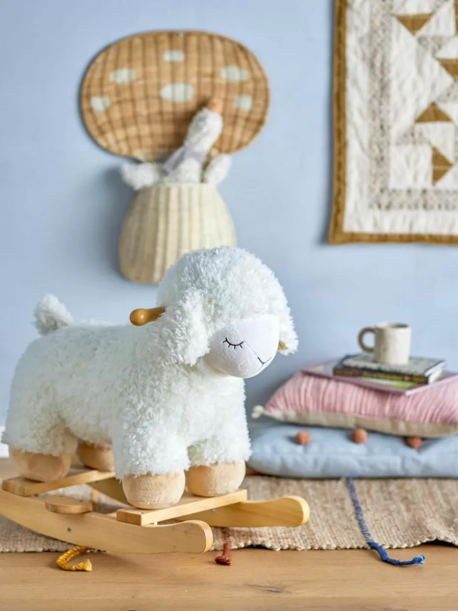 Spielzeug & Kuscheltiere-Bloomingville mini Schaukeltier Meeh