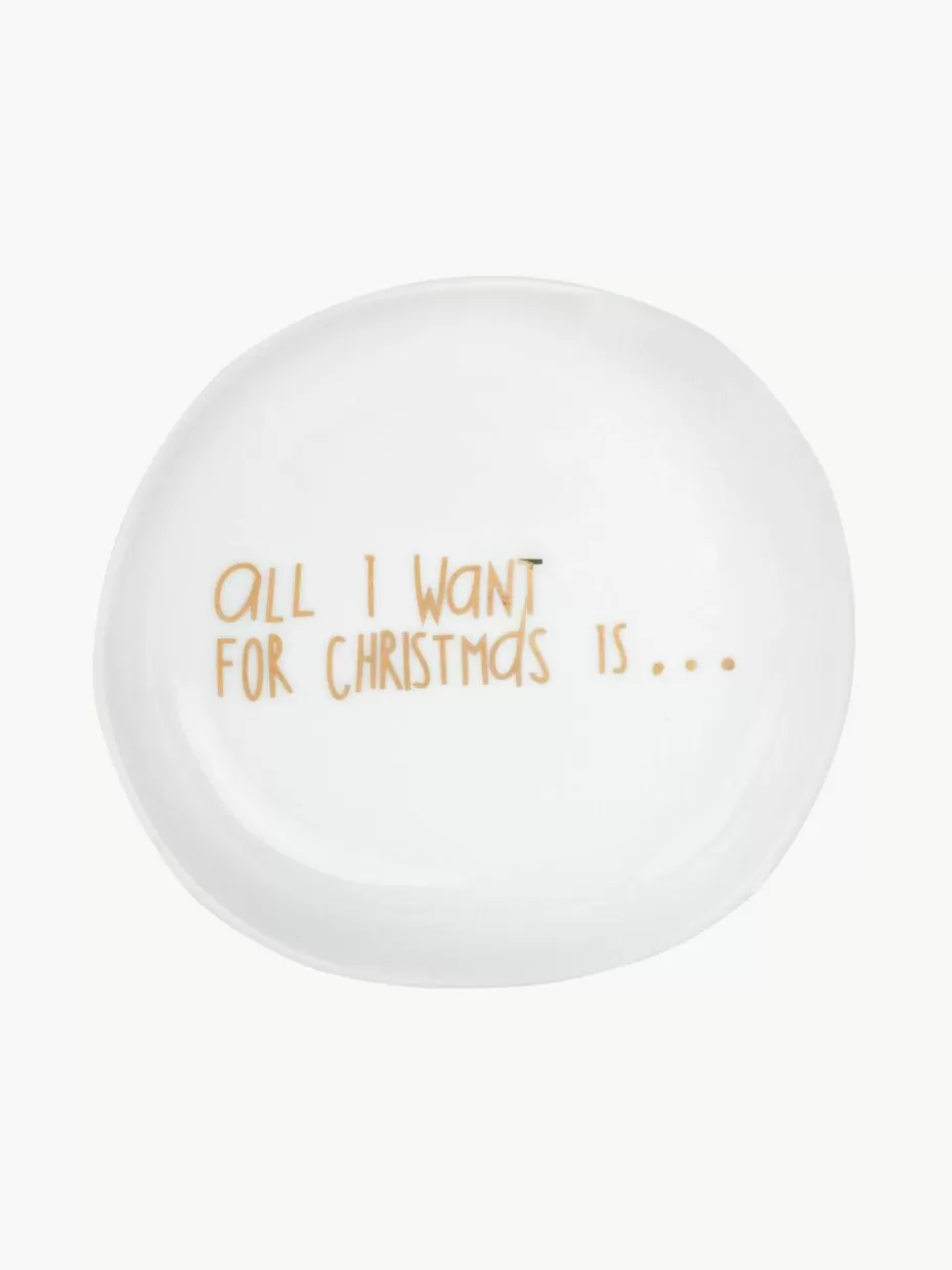 Weihnachtsbacken | Weihnachtsgeschirr-Räder Schälchen Christmas aus Porzellan