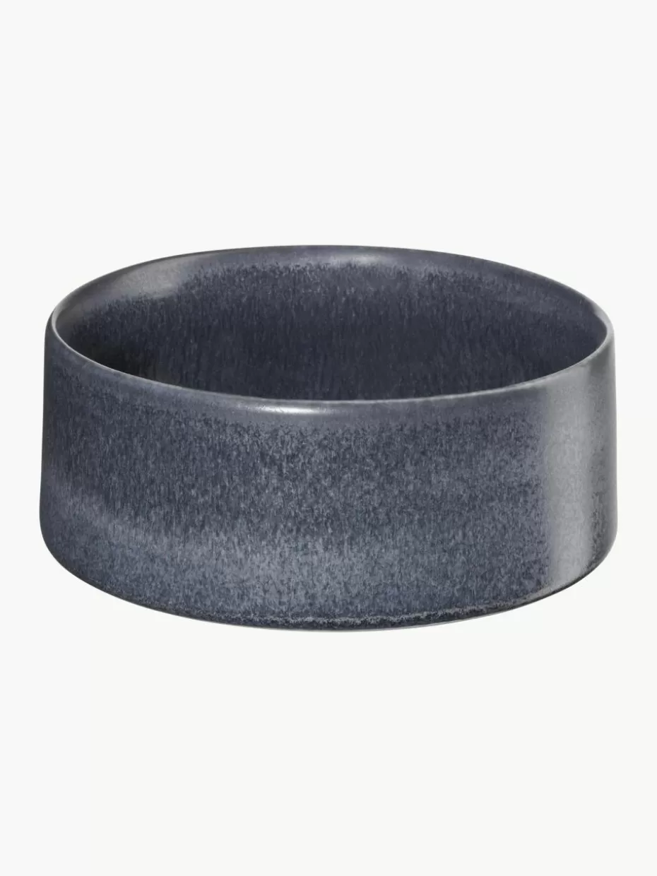 Schalen & Bowls-Asa Selection Schälchen Gobi mit reaktiver Glasur, 6 Stück Graublau