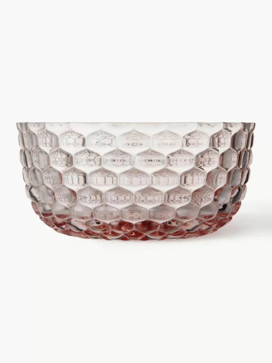 Schalen & Bowls-Kartell Schälchen Jellies mit Strukturmuster, 4 Stück Hellrosa