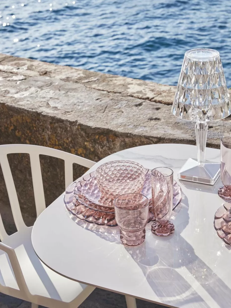 Schalen & Bowls-Kartell Schälchen Jellies mit Strukturmuster, 4 Stück Hellrosa