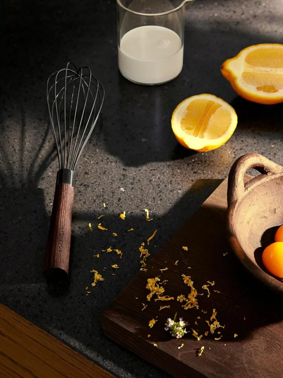 Weihnachtsbacken | Küchenhelfer-Rosendahl Schneebesen RÅ mit Eschenholz-Griff