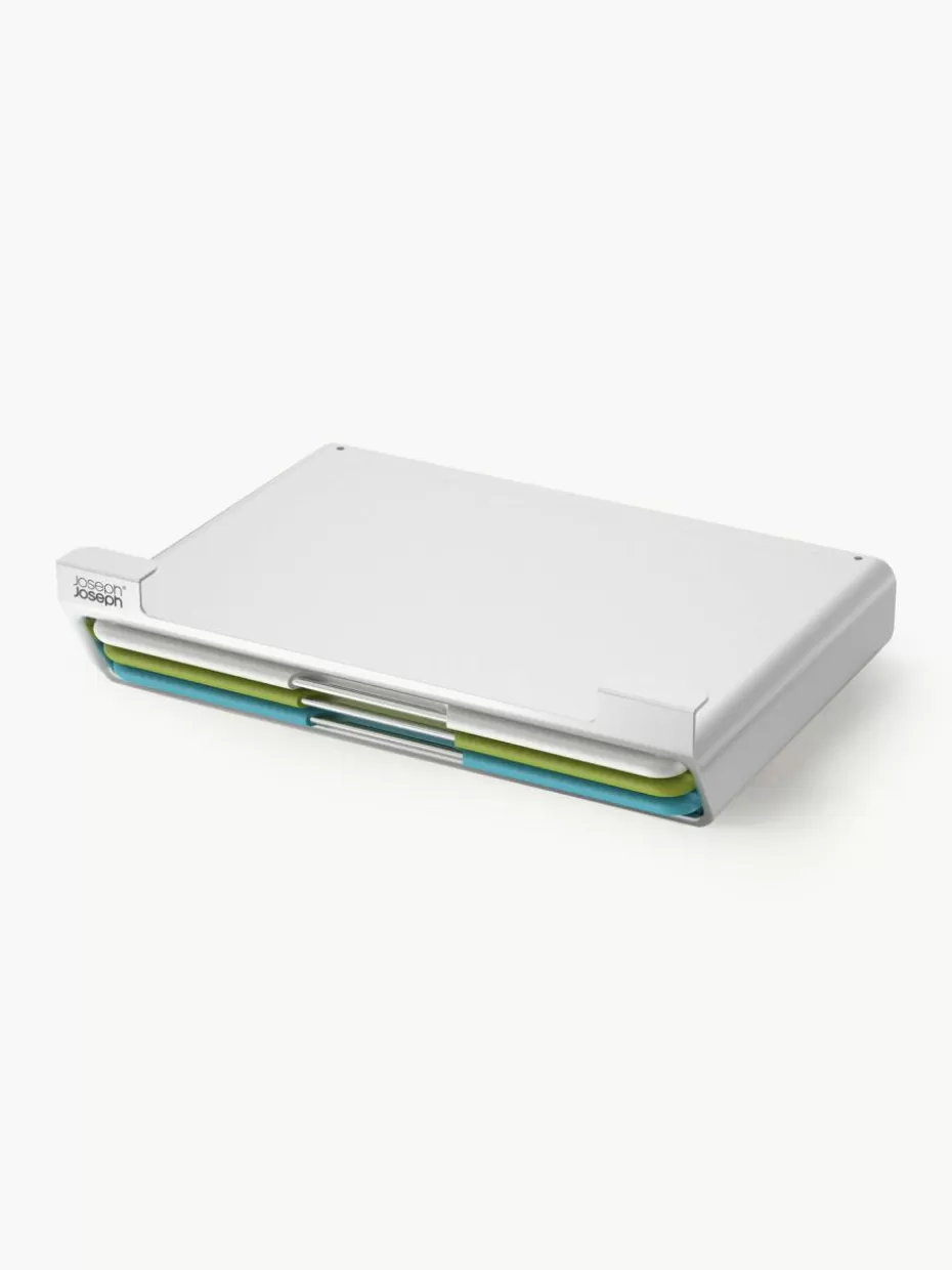 Schneidebretter-Joseph Joseph Schneidebretter Folio mit Halterung, 4er-Set