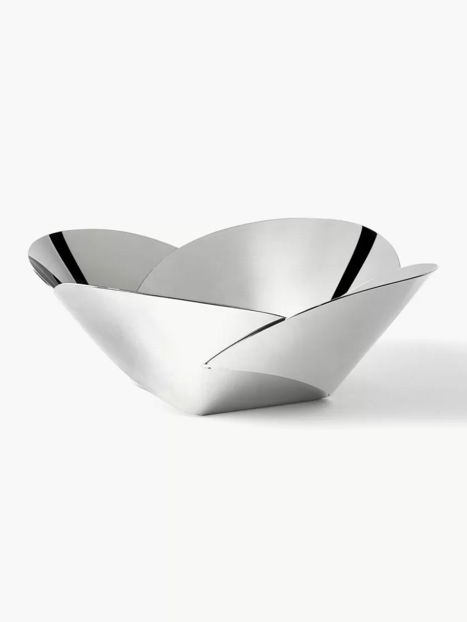 Servierplatten & Schüsseln-Alessi Schüssel Pianissimo aus Edelstahl