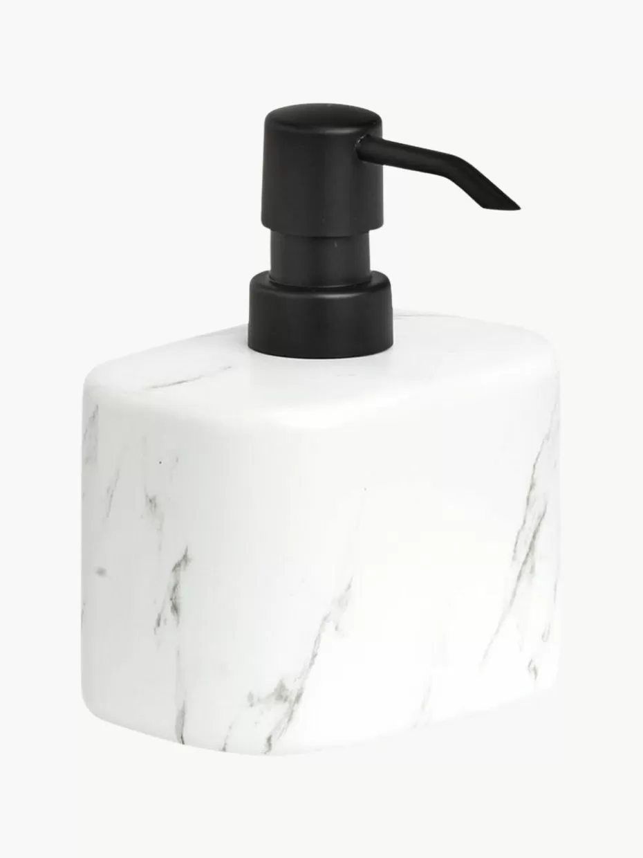 Seifenspender & Seifenschalen-Westwing Seifenspender Marble aus Keramik