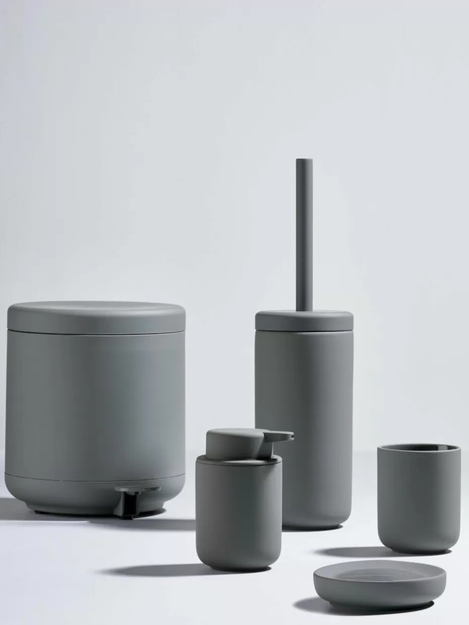 Seifenspender & Seifenschalen-Zone Denmark Seifenspender Ume mit Soft-Touch-Oberfläche Dunkelgrau