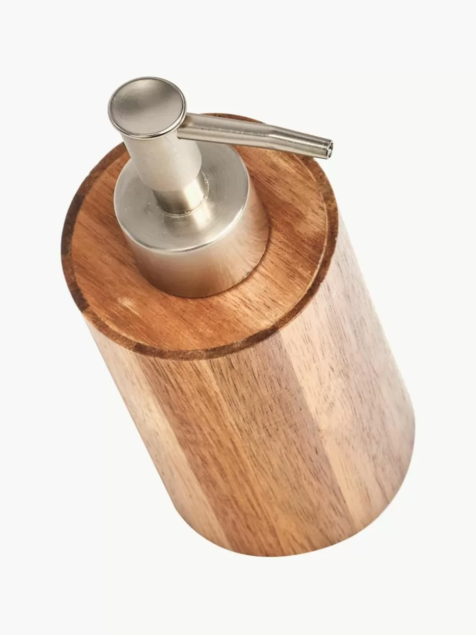 Seifenspender & Seifenschalen-Westwing Seifenspender Wood aus Akazienholz
