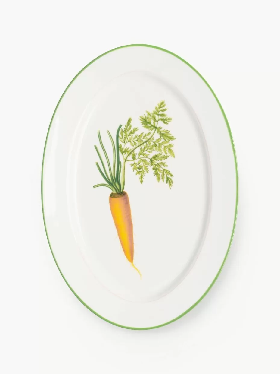 Servierplatten & Schüsseln-&k amsterdam Servierplatte Carrot aus Fine Bone China Karotte