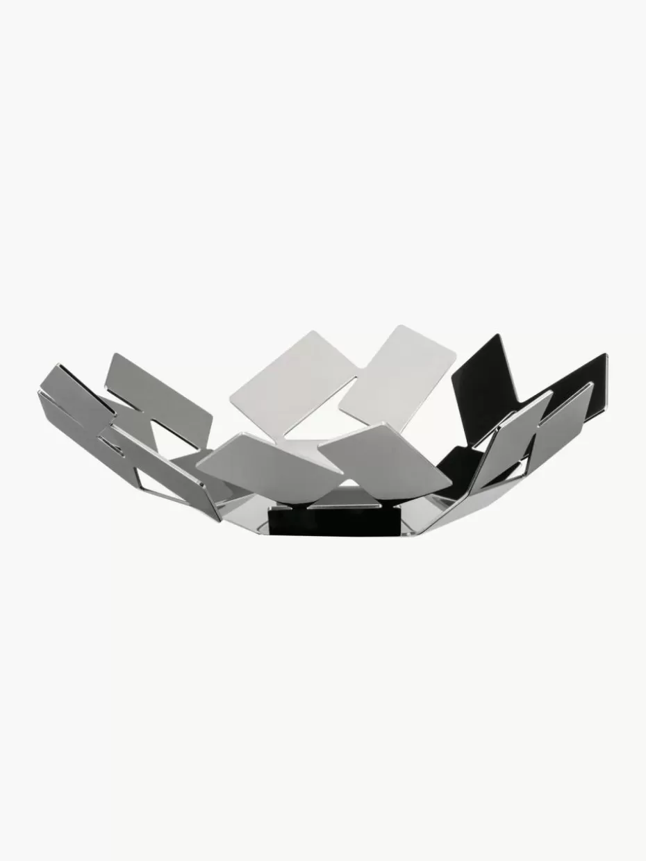 Servierplatten & Schüsseln-Alessi Servierschale La Stanza aus Edelstahl