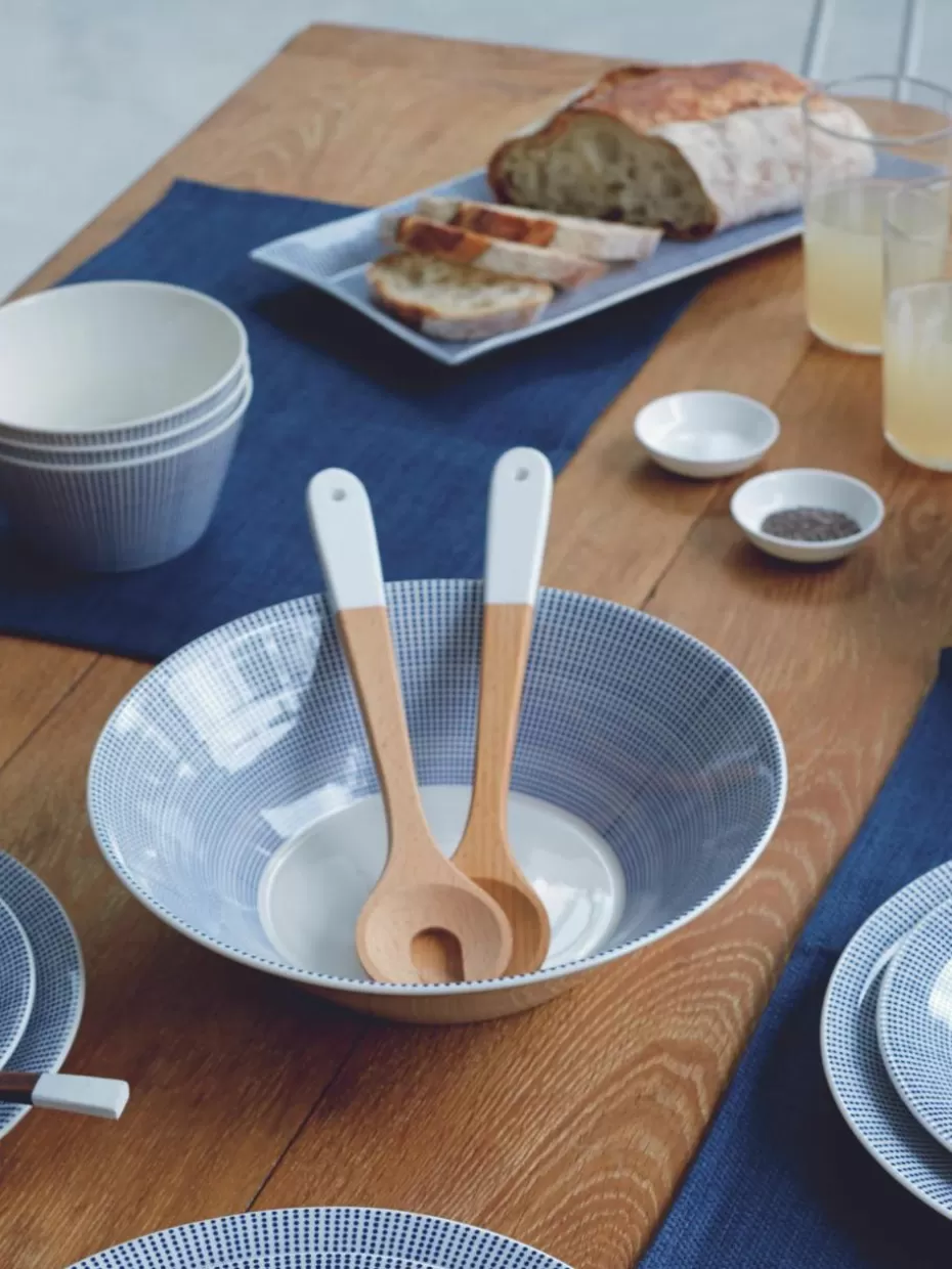 Servierplatten & Schüsseln-Royal Doulton Servierschüssel Pacific Blue aus Porzellan