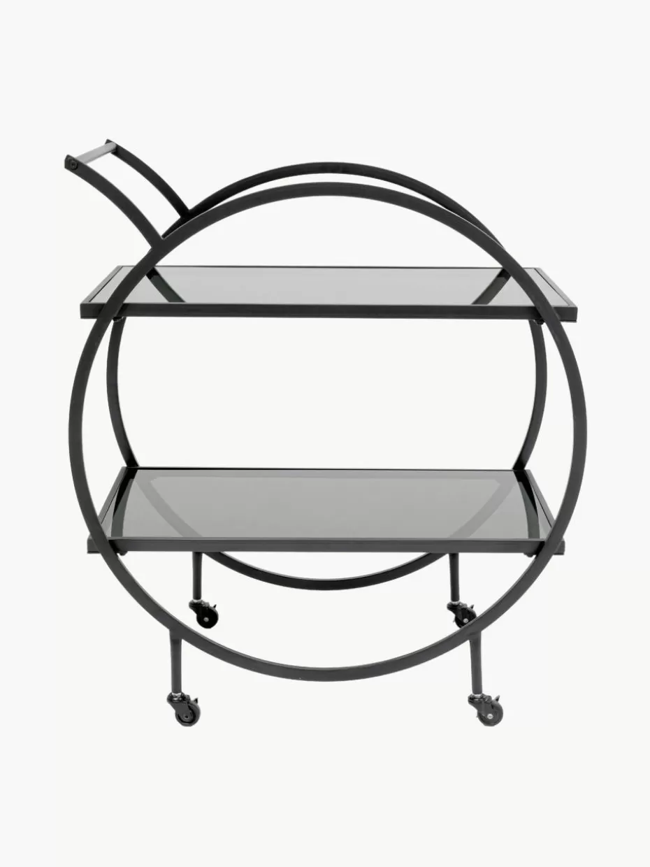 Servierwagen-Kare Design Servierwagen Loft mit Glasplatten