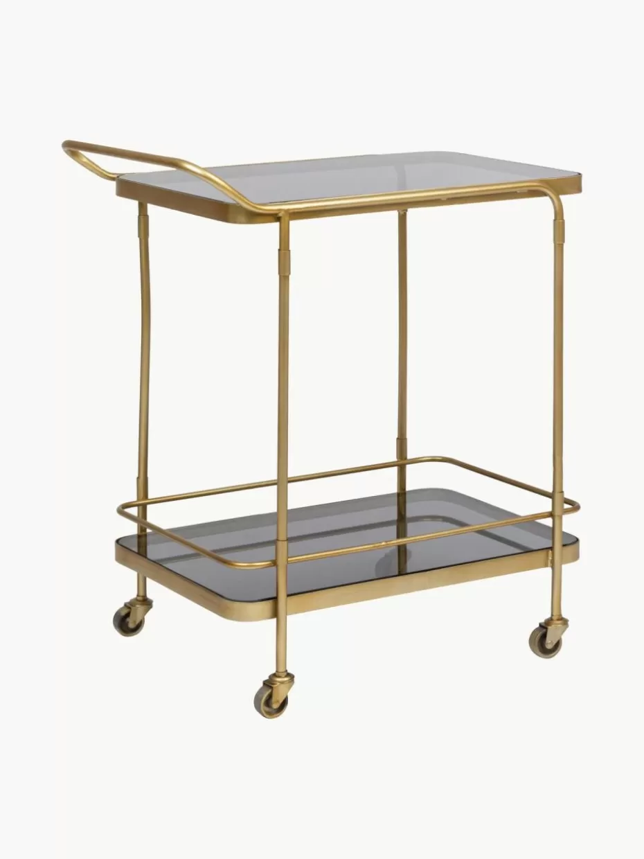 Servierwagen-Bizzotto Servierwagen Orabel mit Glasplatten
