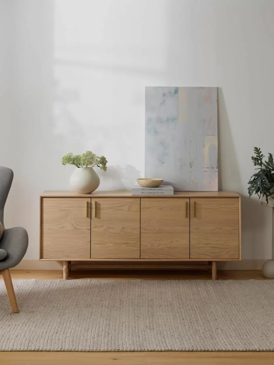 Kommoden & Sideboards | Kommoden & Sideboards-Westwing Collection Sideboard Diana aus Eichenholz Eichenholz, hell