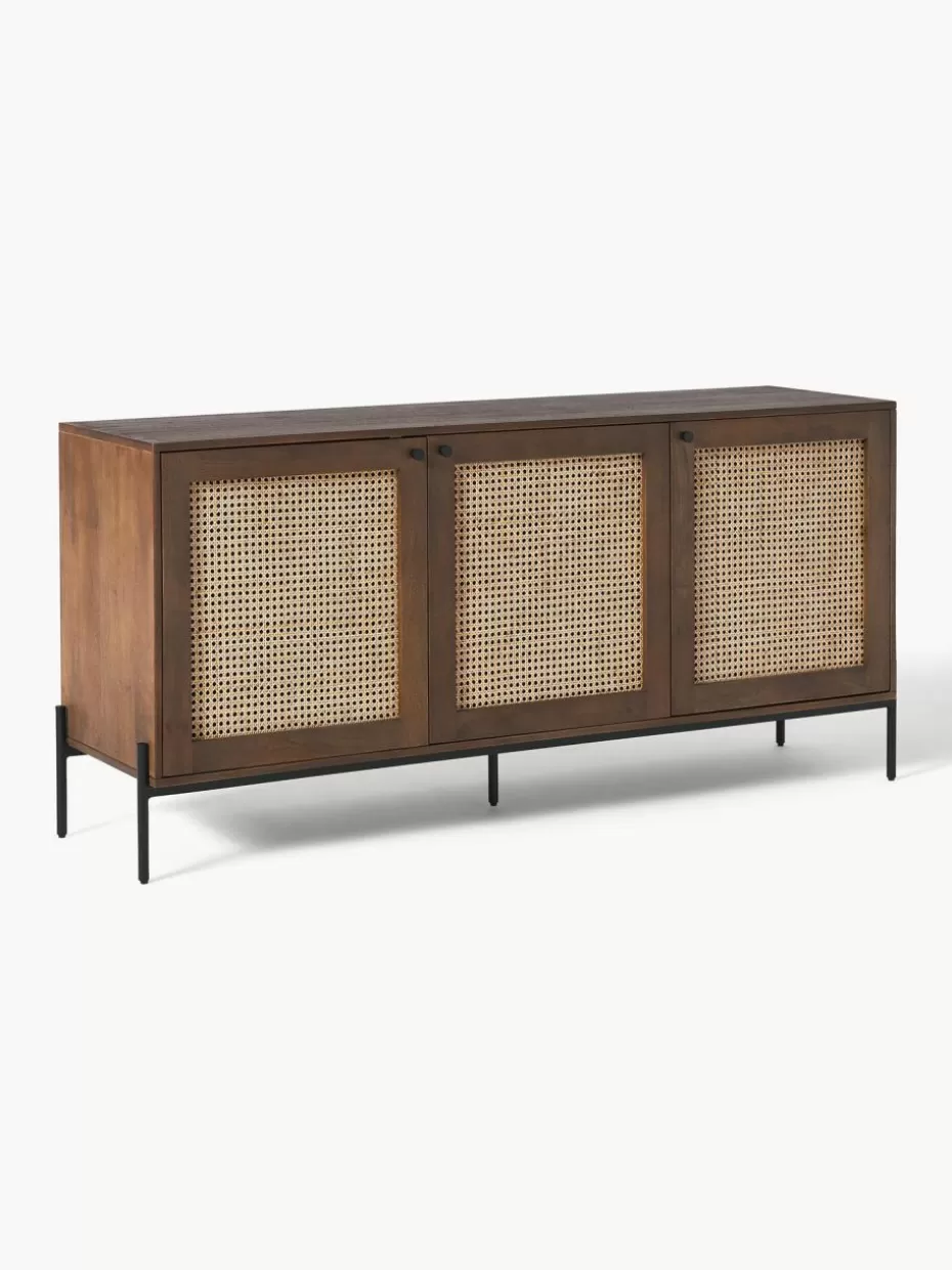 Kommoden & Sideboards | Kommoden & Sideboards-Westwing Collection Sideboard Vienna mit Wiener Geflecht Mangoholz