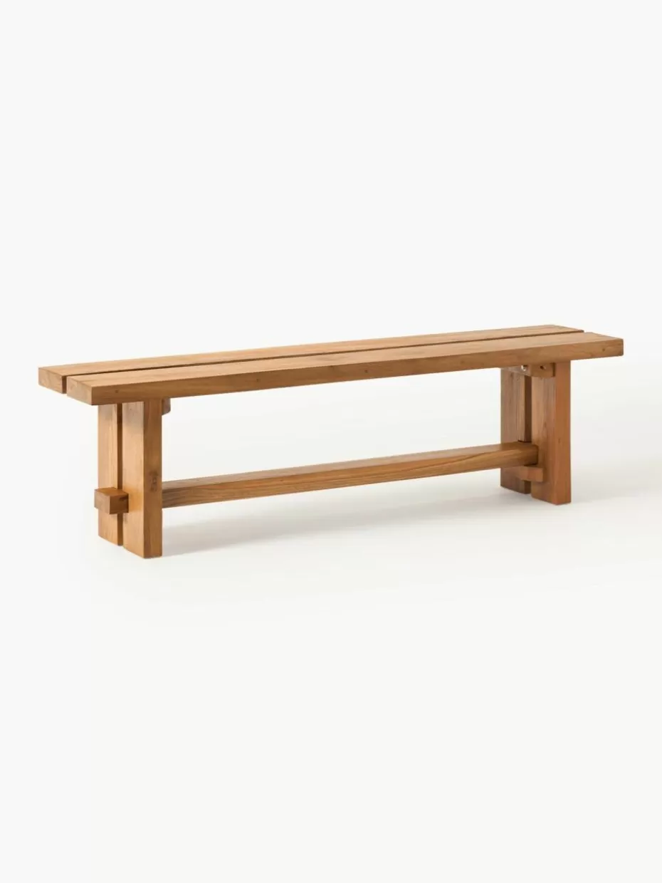 Flur Sitzbänke | Bänke-Westwing Collection Sitzbank Hugo aus Teakholz, in verschiedenen Größen